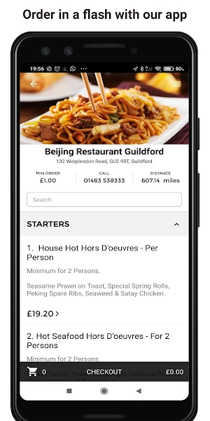 Beijing Restaurant Guildford Screenshot 0