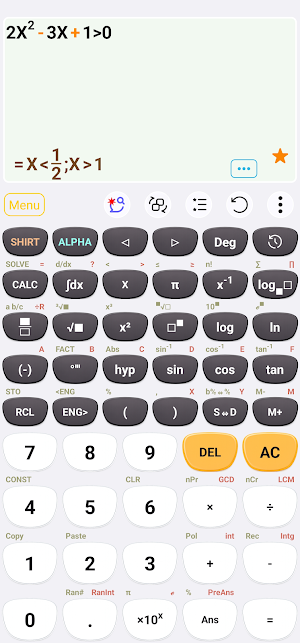 Real scientific Calculator 991 Screenshot 1