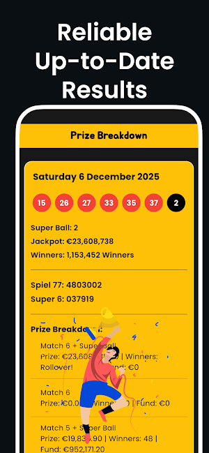 Pro German Lottery Lotto Draws Screenshot 2