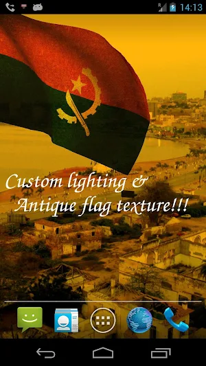 Angola Flag Live Wallpaper Screenshot 3