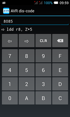 AVR dis-code Screenshot 1