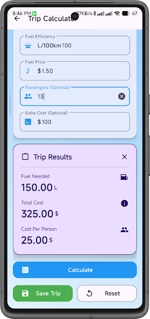 Fuel Budget Manager Tool Screenshot 3