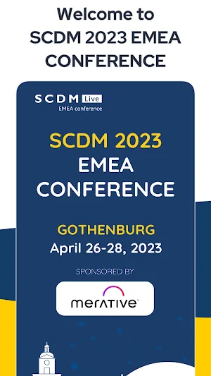 SCDM 2023 EMEA Conference Screenshot 0