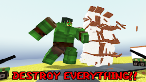 War Monster Titan: Blocky City Screenshot 2