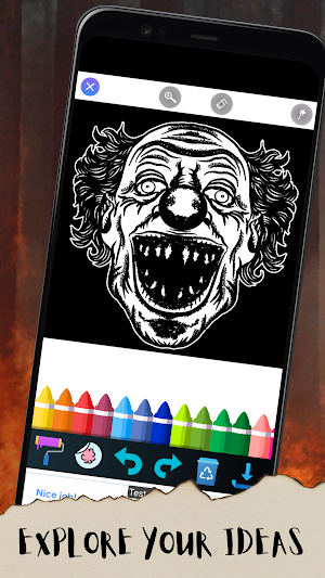 Glitter Horror Drawing Screenshot 3