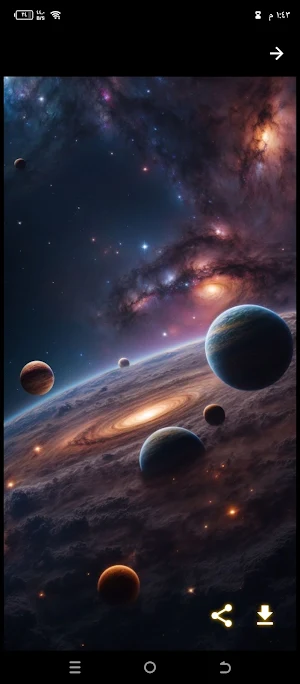 خلفيات مجرات Screenshot 3