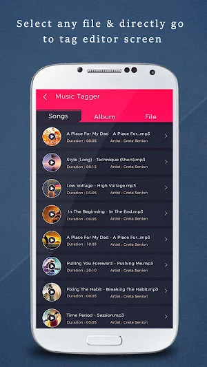 MP3 - Audio Tag Editor Screenshot 0