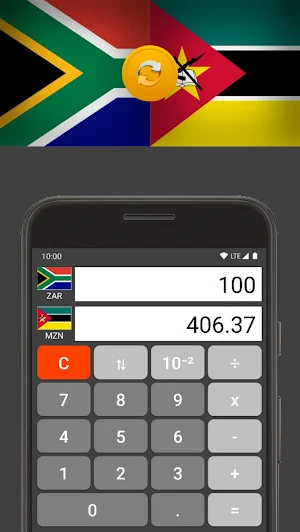 Metical Mozamb./S. Africa Rand Screenshot 1