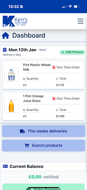 Kerr's Dairy Screenshot 0