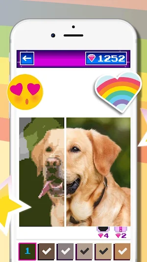 Unicorn Pixel - Color by Number Screenshot 3