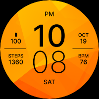 Fresh Orange Fit Watch Face