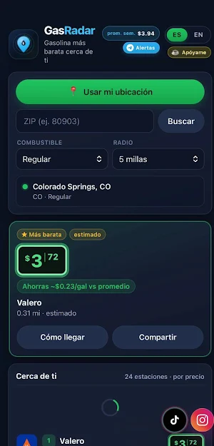 GasRadar Screenshot 0