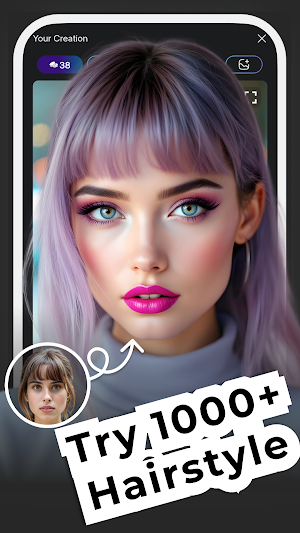Hair Styler App - Try On NHair Screenshot 0