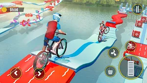 Mega Ramp BMX Cycle Stunts 3D Screenshot 2