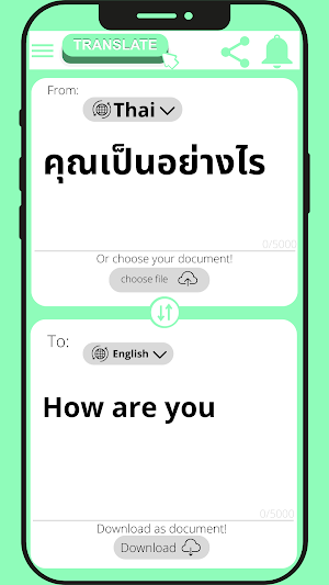 English - Thai Translator Screenshot 3