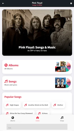 Pink Floyd: Songs & Music Screenshot 0