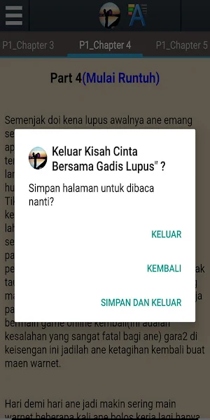 Kisah Cinta Bersama GadisLupus Screenshot 3