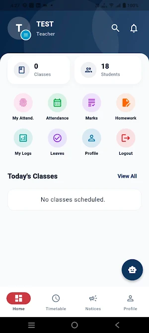 AMPS Staff App Screenshot 1