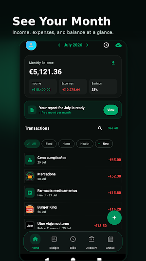 IntelliFlow: Budget Tracker Screenshot 0