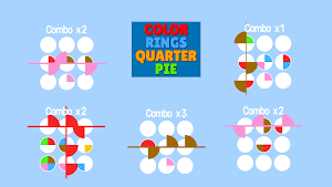 Color Rings Quarter Pie Screenshot 2