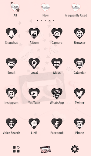 Nostalgic Wallpaper Sweet Music Theme Screenshot 2