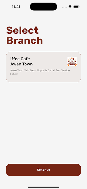 Iffee Cafe Screenshot 1