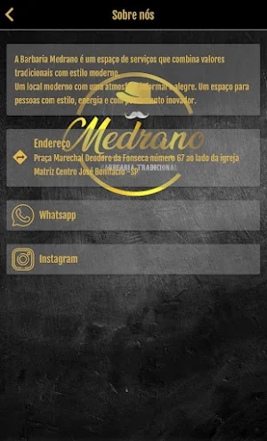 Barbearia Medrano Screenshot 2