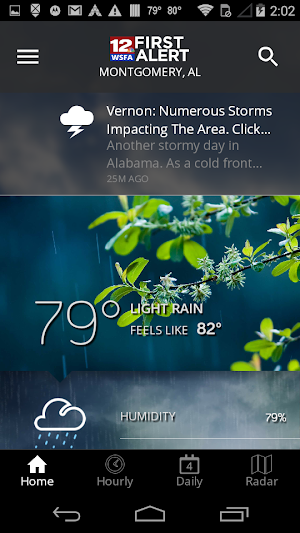 WSFA First Alert Weather Screenshot 1