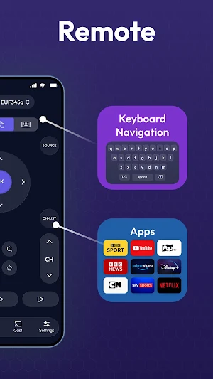 Smart TV Remote Control for TV Screenshot 1
