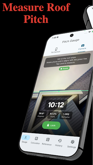Roof Pitch Gauge - Gabled Screenshot 0