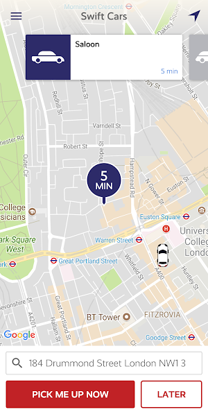 Swift Cars London Minicabs Screenshot 0