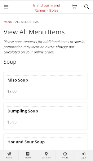 Island Sushi and Ramen - Boise Screenshot 1