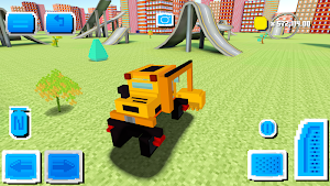 Blocky Car Driving Screenshot 1
