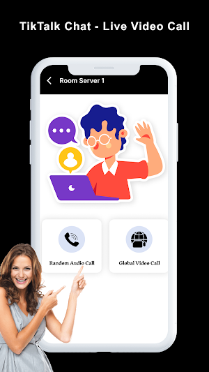 TikTalk Chat - Live Video Call Screenshot 2