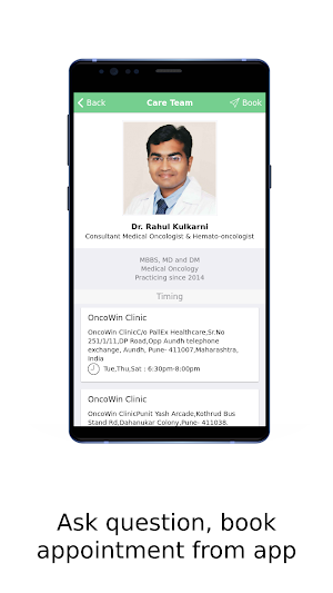 OncoWin Clinic Screenshot 2