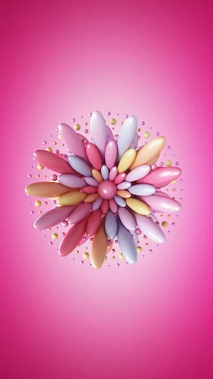 3D Flower Wallpaper Screenshot 0