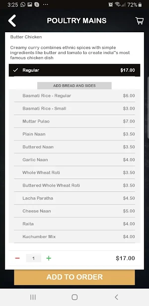 Ambiyan Indian Restaurant Screenshot 3