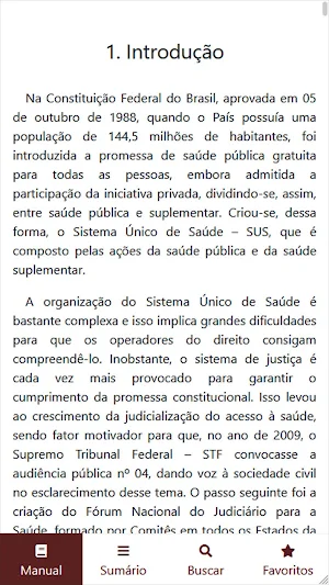 Manual de Direito à Saúde Screenshot 1