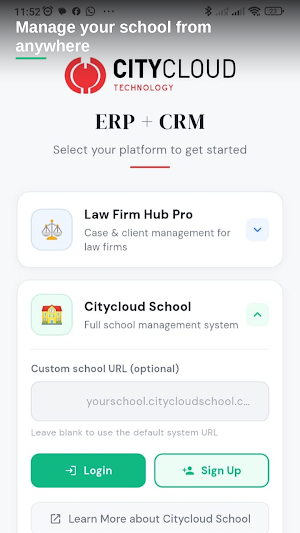 Citycloud ERP+CRM Screenshot 2