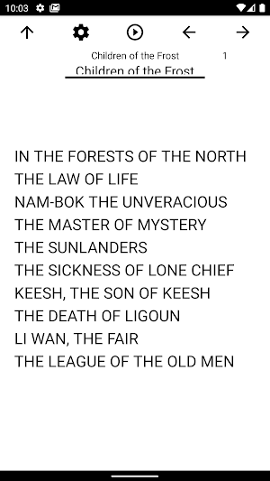 Book, Children of the Frost Screenshot 0
