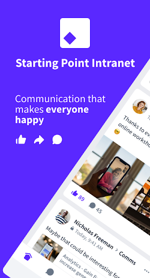 Starting Point Intranet Screenshot 0