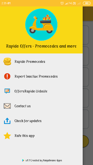 Rapido Offers - Promocodes, Tips, Tricks and more Screenshot 2