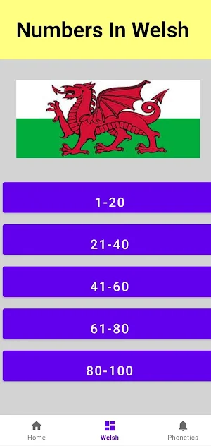 Numbers In Welsh Screenshot 2