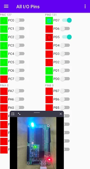 KuttyPy : Atmega32 Trainer Screenshot 1