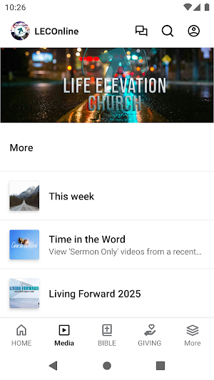 Life Elevation Church Screenshot 1
