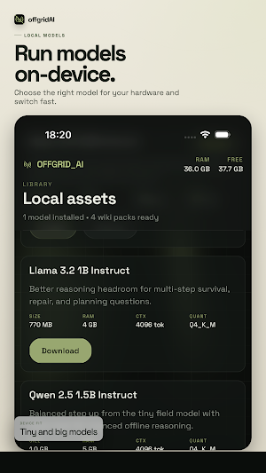 offgridAI Screenshot 2