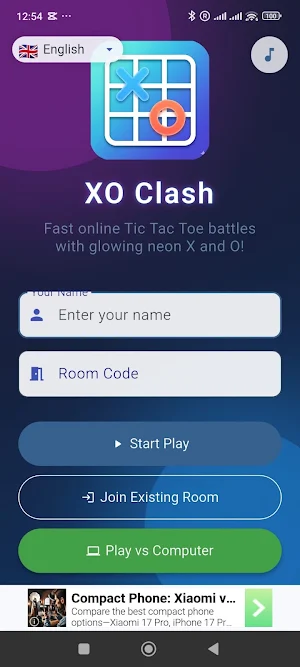XO Clash: Tic Tac Toe Game Screenshot 0
