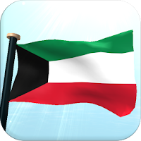 Kuwait Flag 3D Live Wallpaper