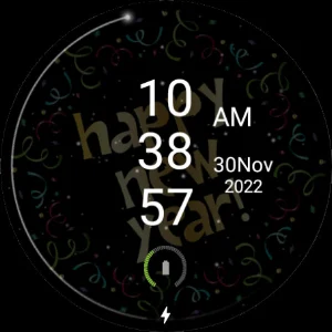 Happy New Year WatchFace Screenshot 3