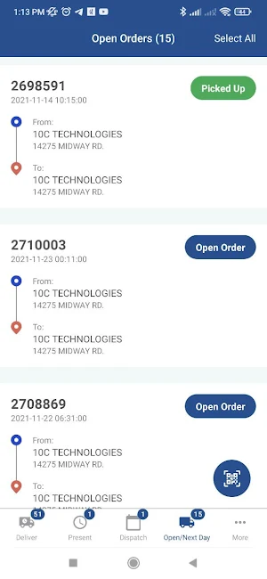 ArriveOnTimeDelivery Screenshot 3